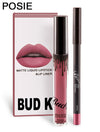 BUD K Lipstick Sets Long  Lasting Matte Liquid Lipstick+velvet Lips Pencil Makeup